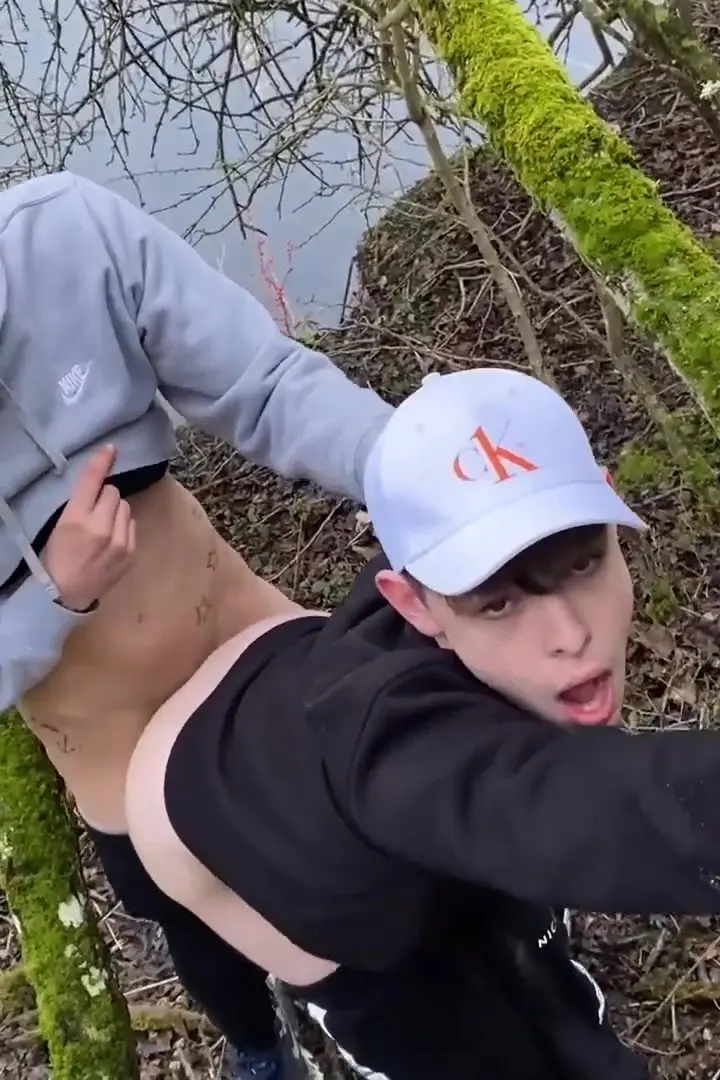 Outdoor onlyfans leak gaytwink0001 fucked against a tree