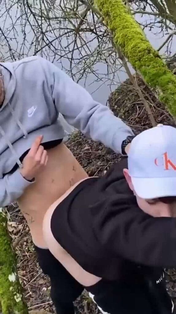 Outdoor onlyfans leak gaytwink0001 fucked against a tree